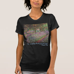 The Artist's Garden at Giverny by Claude Monet T-Shirt