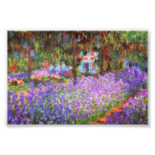 The Artist's Garden at Giverny by Monet Photo Print