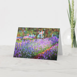The Artist's Garden at Giverny, Claude Monet Card