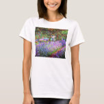 The Artist's Garden at Giverny, Claude Monet T-Shirt<br><div class="desc">The Artist's Garden at Giverny. Claude Monet (1840 – 1926) was a founder of French impressionist painting, and the most consistent and prolific practitioner of the movement's philosophy of expressing one's perceptions before nature, especially as applied to plein-air landscape painting. The term Impressionism is derived from the title of his...</div>