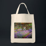 The Artist's Garden at Giverny, Claude Monet Tote Bag<br><div class="desc">The Artist's Garden at Giverny. Claude Monet (1840 – 1926) was a founder of French impressionist painting, and the most consistent and prolific practitioner of the movement's philosophy of expressing one's perceptions before nature, especially as applied to plein-air landscape painting. The term Impressionism is derived from the title of his...</div>