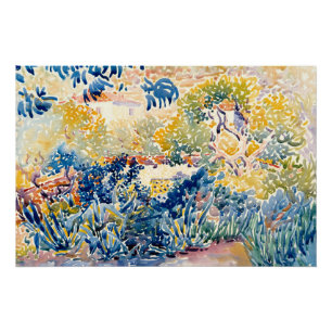 The Artist's Garden at Saint-Clair (1904–1905) Poster