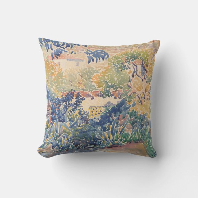 The Artist's Garden at Saint-Clair | 1904-5 Cushion (Front)
