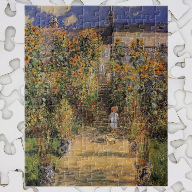 The Artist's Garden at Vetheuil by Claude Monet Jigsaw Puzzle (Creator Uploaded)