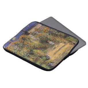 The Artist's Garden at Vetheuil by Claude Monet Laptop Sleeve