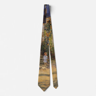 The Artist's Garden at Vetheuil by Claude Monet Tie