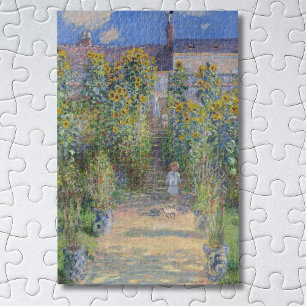 The Artist's Garden at Vétheuil, Monet Jigsaw Puzzle
