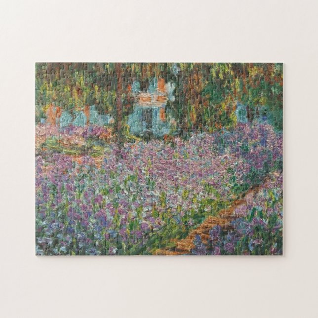 The Artist's Garden by Claude Monet Puzzle (Horizontal)