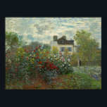 The Artist's Garden in Argenteuil Claude Monet Poster<br><div class="desc">The Artist's Garden in Argenteuil Claude Monet Poster</div>