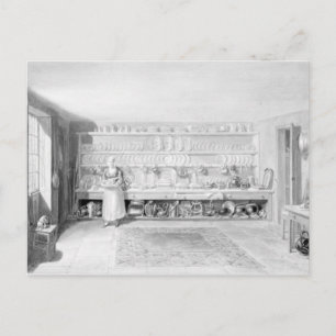 The Artist's Kitchen in Francis Street, 1846 Postcard