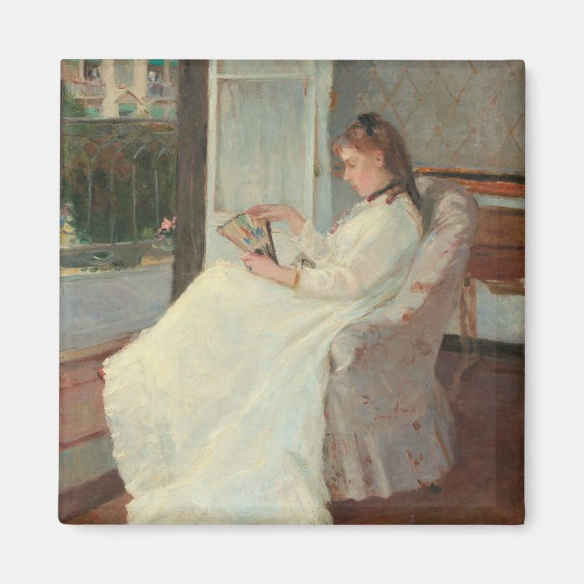 The Artist's Sister at a Window, 1869 Magnet (Front)