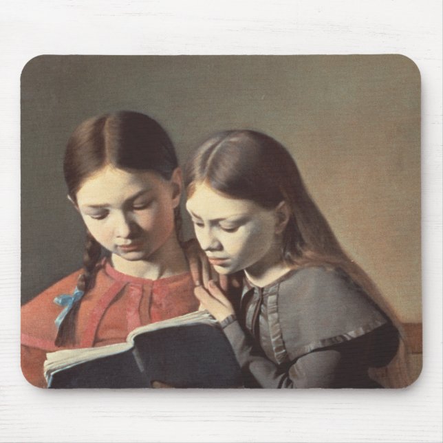 The Artist's Sisters Signe and Henriette Mouse Pad (Front)