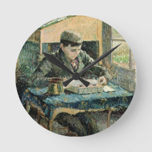 The Artist's Son, 1893 (oil on canvas) Round Clock