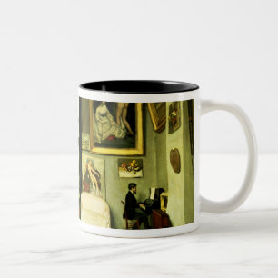 The Artist's Studio, 1870 Two-Tone Coffee Mug