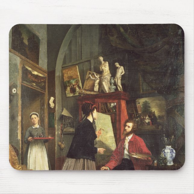 The Artist's Studio Mouse Pad (Front)