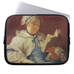 The artist's wife, 1758 (oil on canvas) laptop sleeve