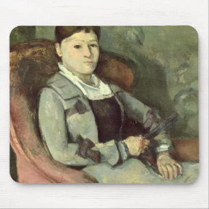 The Artist's Wife in an Armchair, c.1867 Mouse Pad