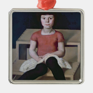 The Artist's Youngest Daughter Metal Ornament