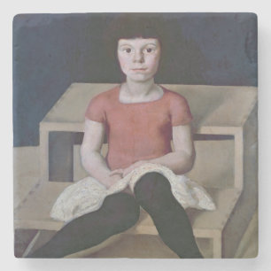 The Artist's Youngest Daughter Stone Coaster