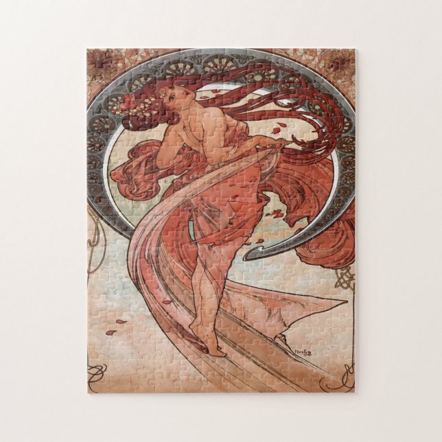 The Arts - Dance (1898) Alphonse Mucha Jigsaw Puzzle (Vertical)