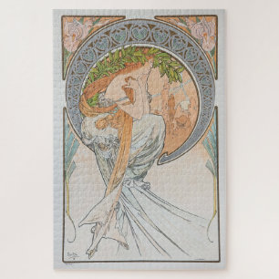 The Arts - Poetry 1898: An Art Nouveau by Mucha Jigsaw Puzzle