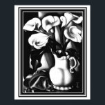 "The Arums" Art Deco Print Tamara de Lampicka<br><div class="desc">Eye Catching Art Deco Print Entitled "The Arums" by Tamara de Lampicka 16 x 20</div>