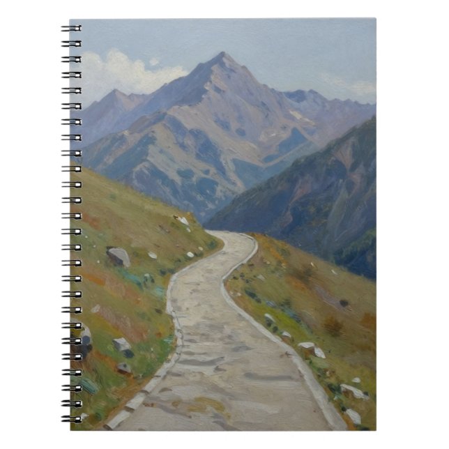 The Ascending Path: A Journey Through the Sunlit R Notebook (Front)