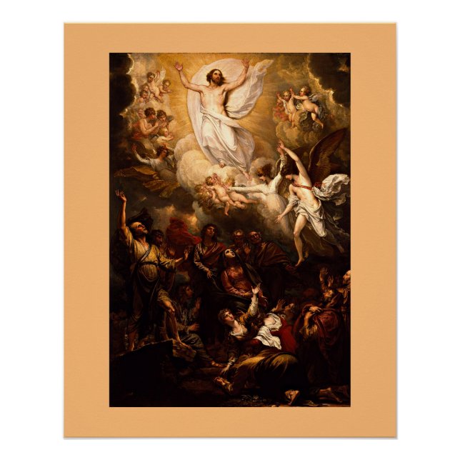 The Ascension by Benjamin West Poster (Front)