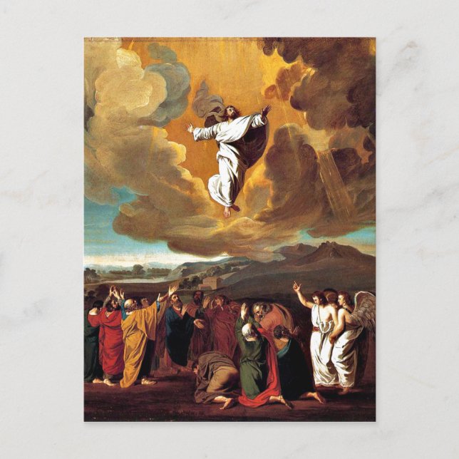The Ascension, fine art painting Postcard (Front)