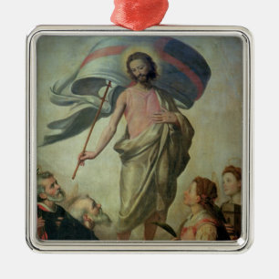 The Ascension of Christ, 1595 (oil on panel) Metal Ornament