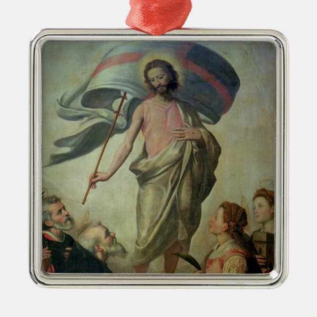 The Ascension of Christ, 1595 (oil on panel) Metal Ornament (Front)