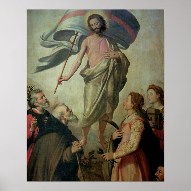The Ascension of Christ, 1595 (oil on panel) Poster (Front)