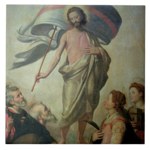 The Ascension of Christ, 1595 (oil on panel) Tile