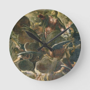 The Ascension of Christ (fresco) Round Clock