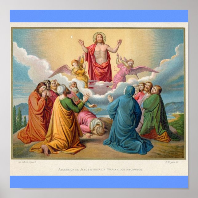 The ascension of Jesus 1879 Poster (Front)