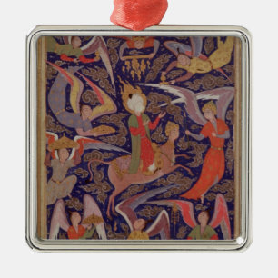 The Ascension of the Prophet Mohammed, Persian Metal Ornament