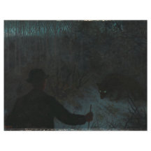 The Ash Lad and the Wolf Scrapbook Paper