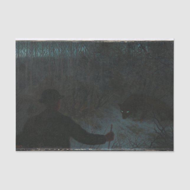 The Ash Lad and the Wolf  Tissue Paper (Front)