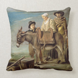 The Ass (oil on canvas) Cushion