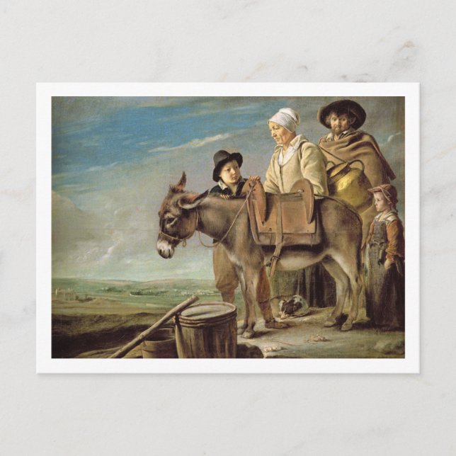 The Ass (oil on canvas) Postcard (Front)