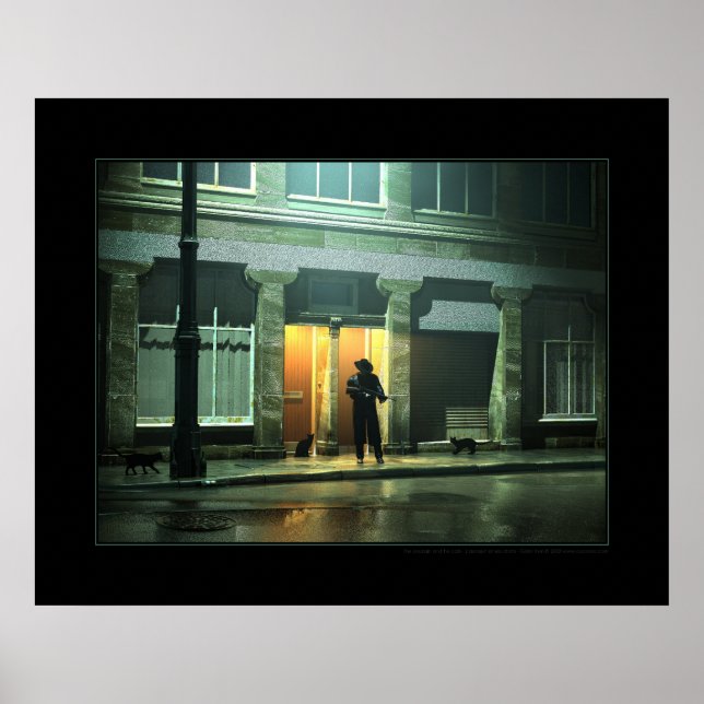 The assassin and his cats poster (Front)