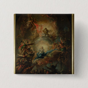 The Assumption, c.1695 15 Cm Square Badge