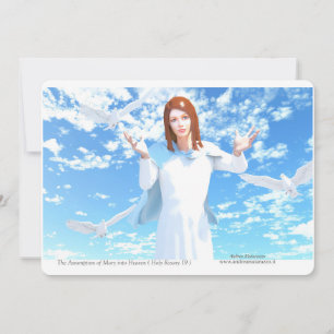The Assumption of Mary into Heaven Invitation