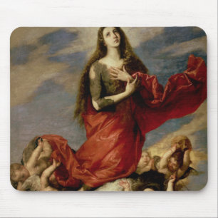 The Assumption of Mary Magdalene, 1636 Mouse Pad