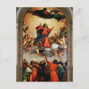 The Assumption of the Virgin, 1516-18 Postcard
