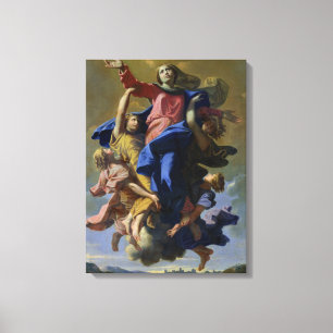 The Assumption of the Virgin, 1649-50 Canvas Print