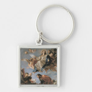 The Assumption of the Virgin, 1673 (oil on canvas) Key Ring