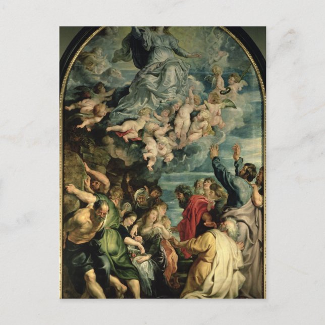 The Assumption of the Virgin Altarpiece, 1611/14 Postcard (Front)
