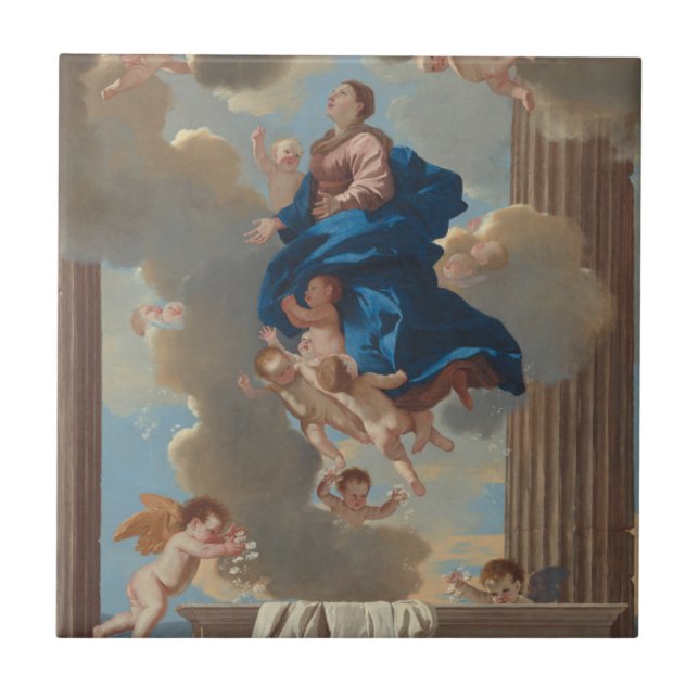 The Assumption of the Virgin Ceramic Tile (Front)