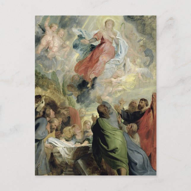The Assumption of the Virgin Mary Postcard (Front)